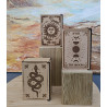 Boite à cartes tarot motif soleil