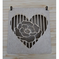 Boite à Bijoux carrée fleur