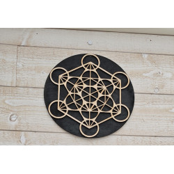 Métatron sur support  bleu 20-22cm