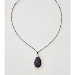 Collier goutte Améthyste A.I