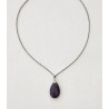 Collier goutte Améthyste A.I
