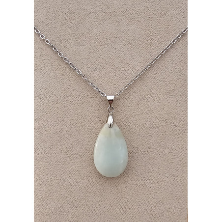 Collier goutte Amazonite A.I
