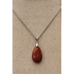 Collier goutte Cornaline A.I
