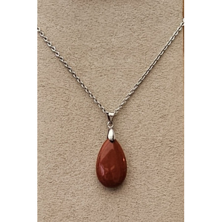 Collier goutte Cornaline A.I