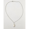 Collier goutte Howlite blanche A.I