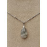 Collier goutte Fluorite Multicolore A.I