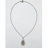 Collier goutte Fluorite Multicolore A.I