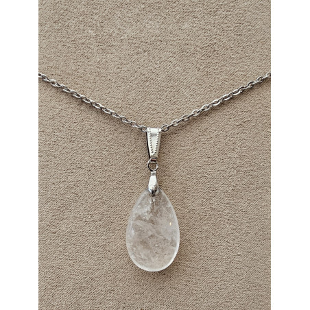Collier goutte Cristal de roche A.I