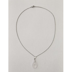 Collier goutte Cristal de roche A.I