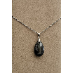 Collier goutte Hématite A.I