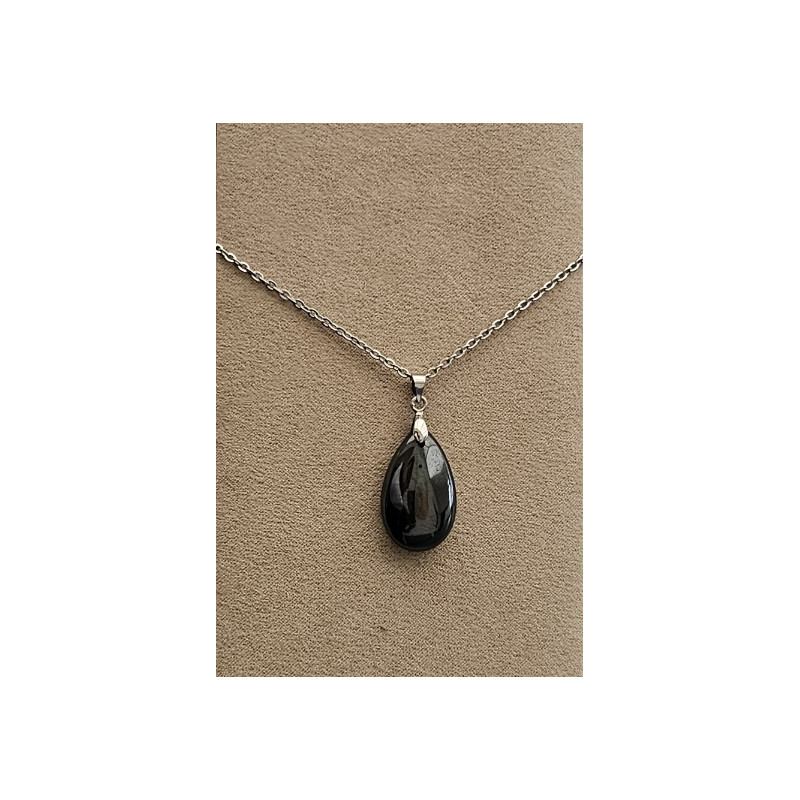 Collier goutte Hématite A.I
