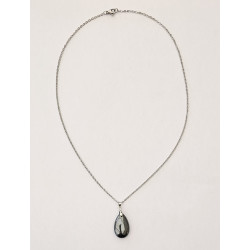 Collier goutte Hématite A.I