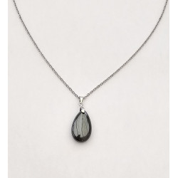 Collier goutte Hématite A.I