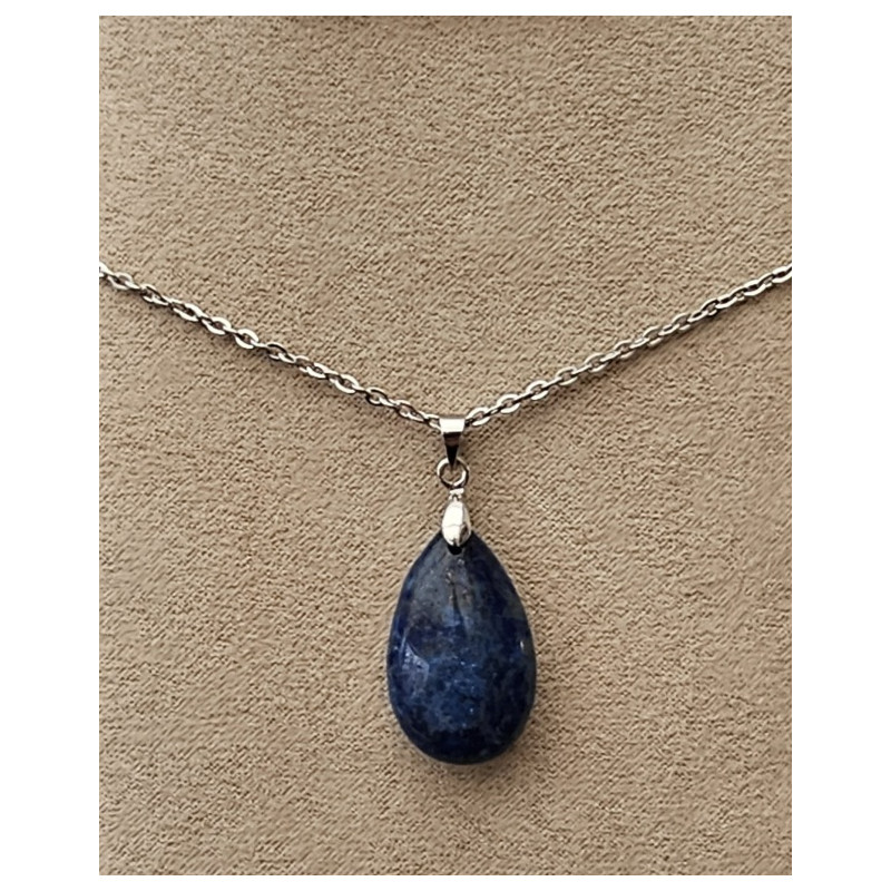Collier goutte Lapis Lazuli A.I