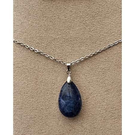 Collier goutte Lapis Lazuli A.I