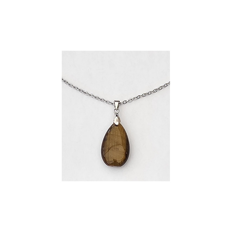 Collier goutte Oeil de tigre A.I