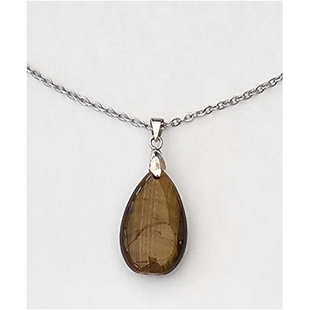 Collier goutte Oeil de tigre A.I