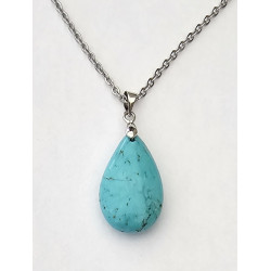 Collier goutte Turquoise A.I