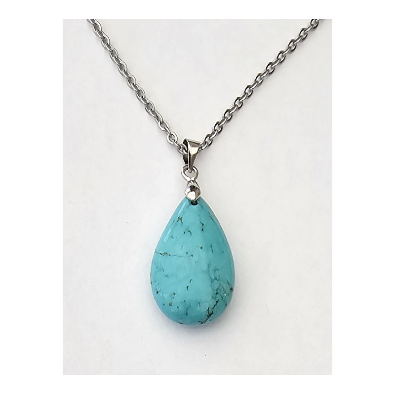 Collier goutte Turquoise A.I