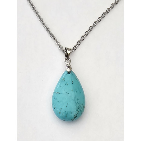 Collier goutte Turquoise A.I