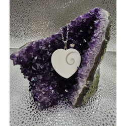 Collier coeur Oeil de Ste Lucie