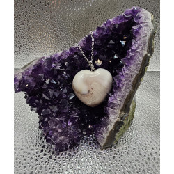 Collier coeur Oeil de Ste Lucie