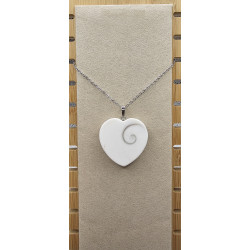 Collier coeur Oeil de Ste Lucie