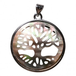 Collier Abalone Arbre de vie