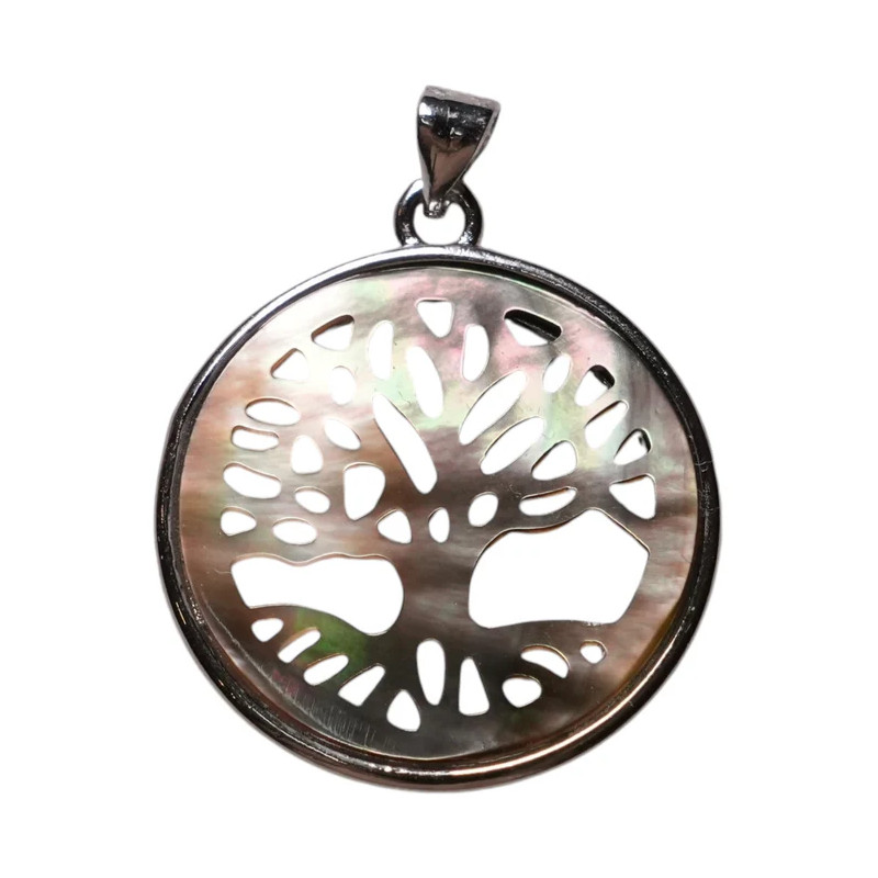 Collier Abalone Arbre de vie