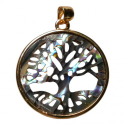 Collier Abalone Arbre de vie