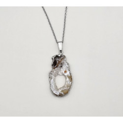 Collier Agate naturelle Ghéodinos 1
