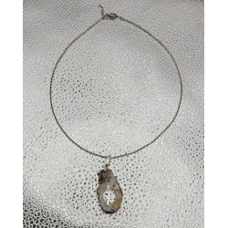Collier Agate naturelle Ghéodinos 1