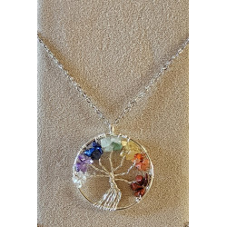 Collier Arbre de vie 7 chakras