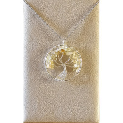 Collier Citrine Arbre de vie