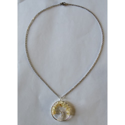 Collier Citrine Arbre de vie