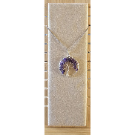 Collier Améthyste Arbre de vie
