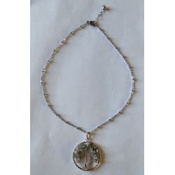 Collier Labradorite Arbre de vie