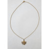 Collier Quartz Rose demi soleil A.I.OR
