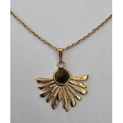 Collier Oeil de Tigre demi soleil A.I.OR