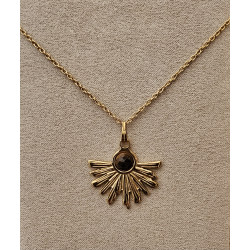 Collier Oeil de Tigre demi soleil A.I.OR