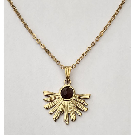 Collier Onyx demi soleil A.I.OR