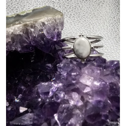 Bague Howlite 3 rangs A.I