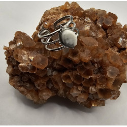 Bague Howlite 3 rangs A.I