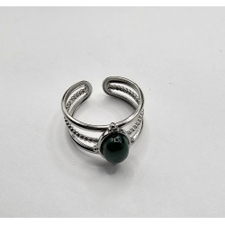 Bague Malachite 3 rangs A.I