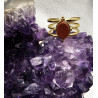 Bague Jaspe Rouge 3 rangs A.I.OR