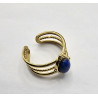 Bague Lapis-lazuli 3 rangs A.I.OR