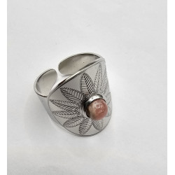 Bague Ethnique Rhodochrosite A.I