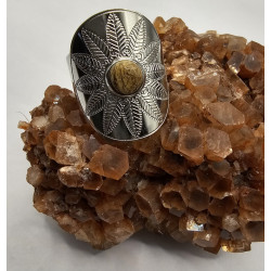 Bague Ethnique Jaspe Paysage A.I