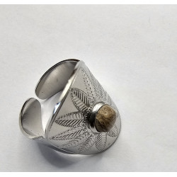 Bague Ethnique Jaspe Paysage A.I