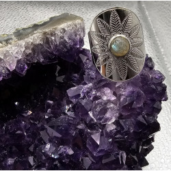 Bague Ethnique Labradorite A.I